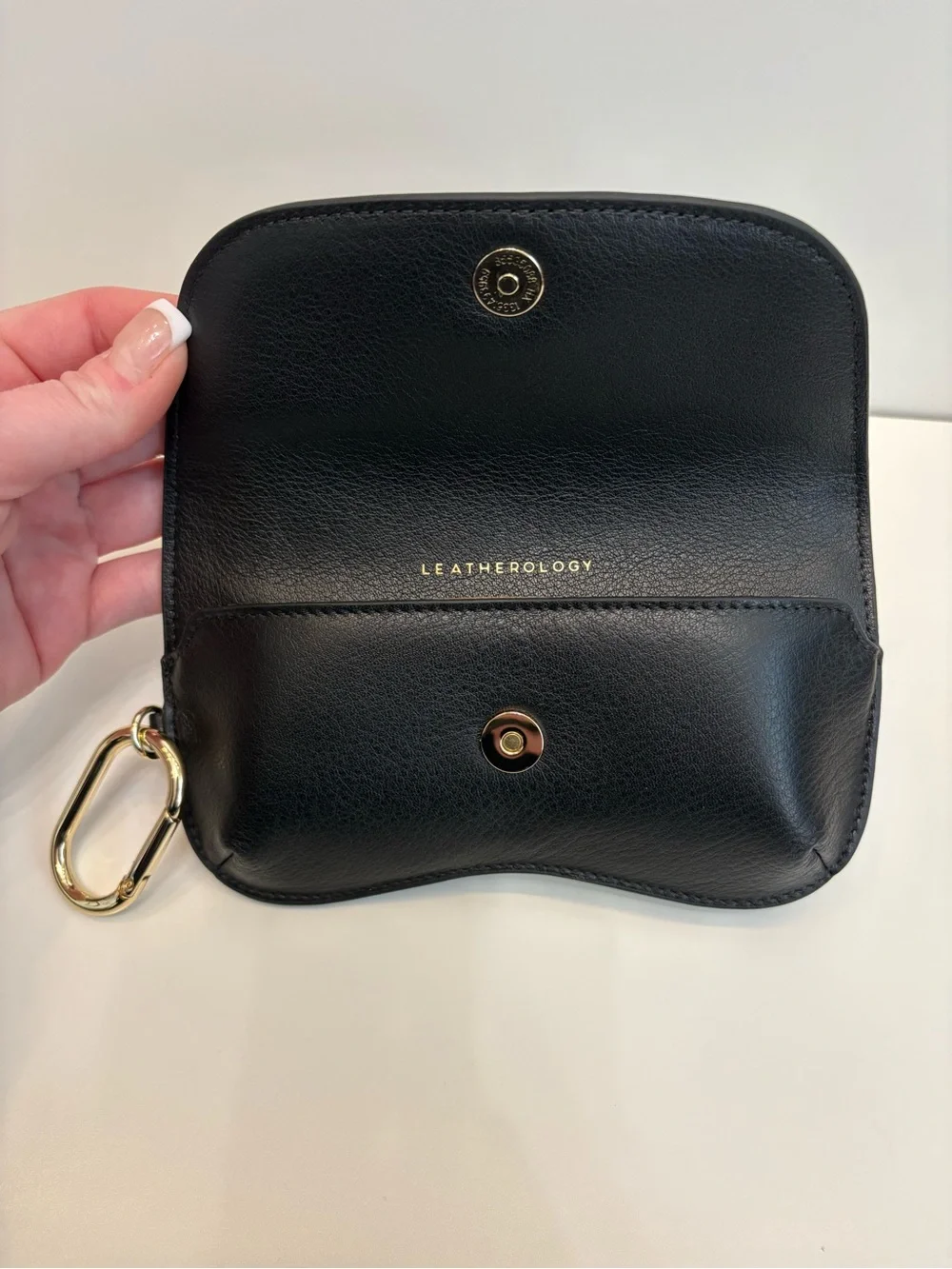 Leatherology portable sunglass